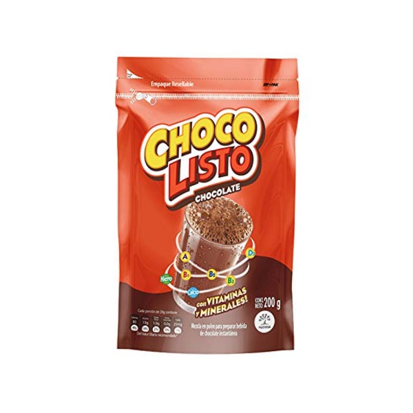 Choco Listo Alimento Achocolatado Polvo 200Gr.