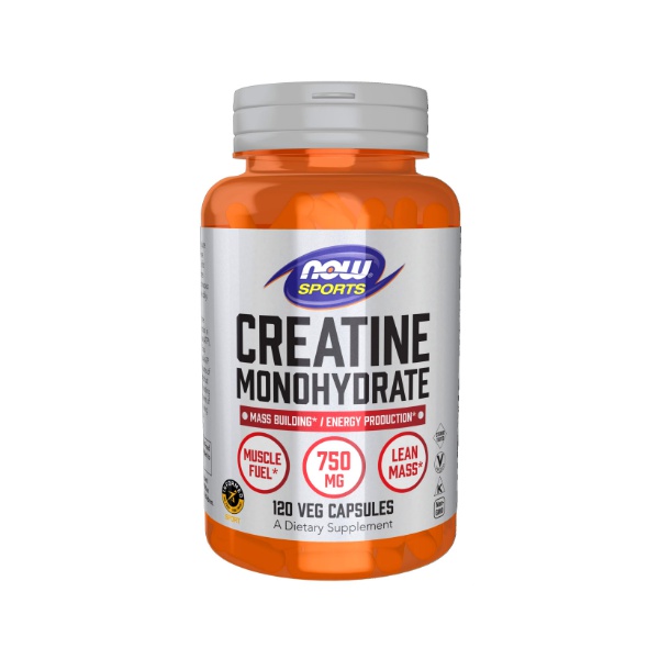 Creatina Monohidratada 750Mg X 120 Cápsulas Now