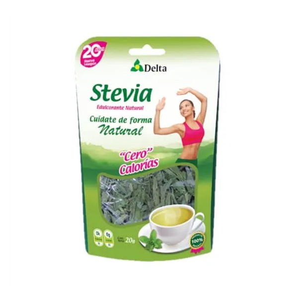 Delta Stevia En Hojas Edulcorante X 20Gr