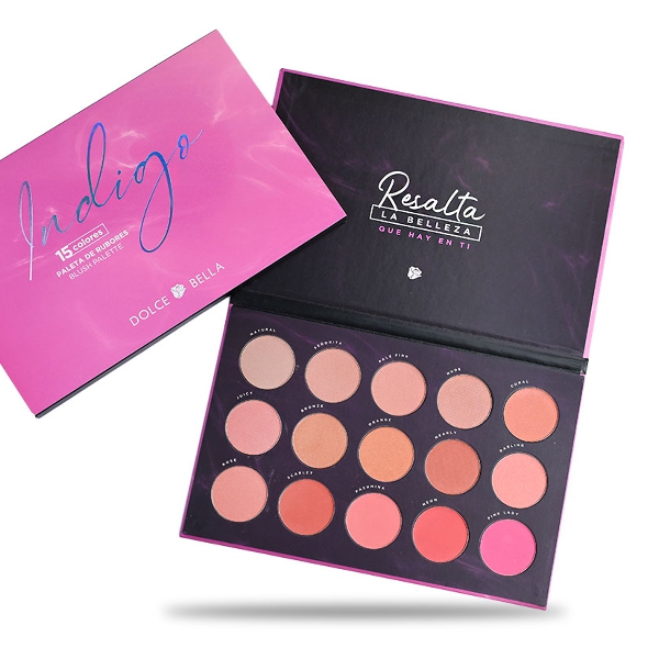 Dolce Bella Paleta De Rubores Indigo 15/Colores