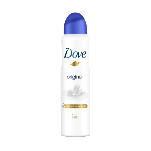 Dove Desodorante Aerosol Original Crema Humect 150Ml.