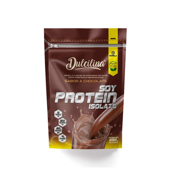 Dulcilina Isolate Soy Protein Chocolate Polvo X250Gr