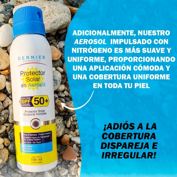 Dernier Protector Solar Aerosol 50Spf 195Ml - Imagen 3
