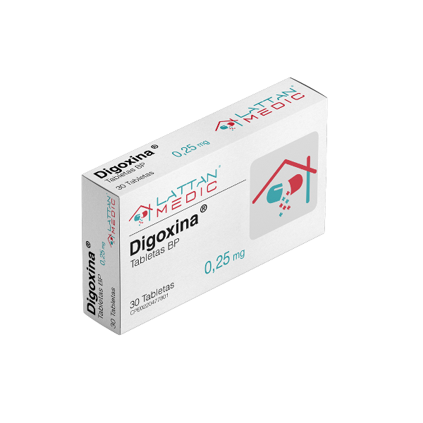 Digoxina 0.25Mg X 30 Tabletas Lattan Medic