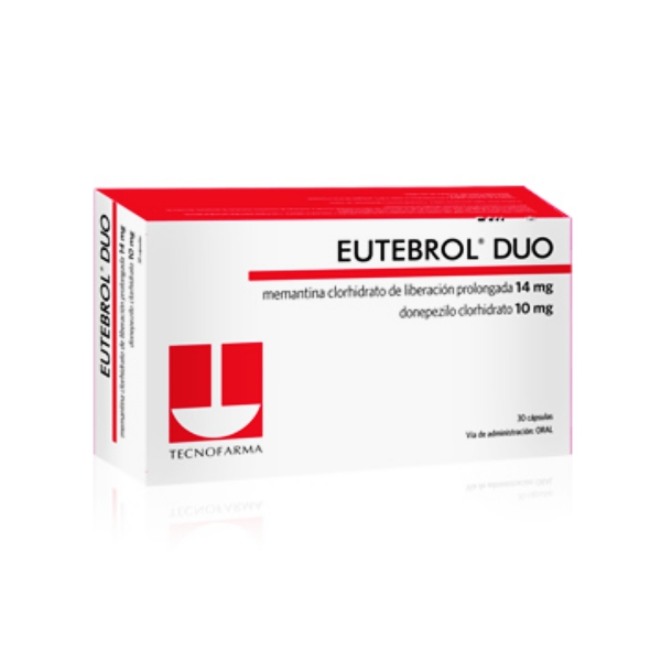 Eutebrol Duo Memantina+Donepezilo 14Mg-10Mg X 30 Cápsulas Asofarma