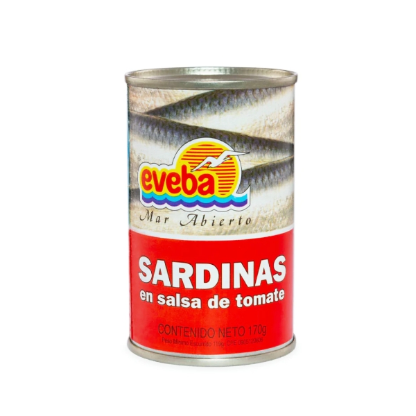 Eveba Sardinas En Salsa De Tomate 170Gr.
