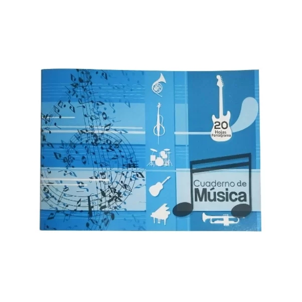 Fabrifolder Cuaderno De Musica X 20Hojas.
