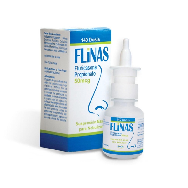 Flinas Fluticasona 50Mcg Suspensión Nasal 140 Dosis Oftalmi