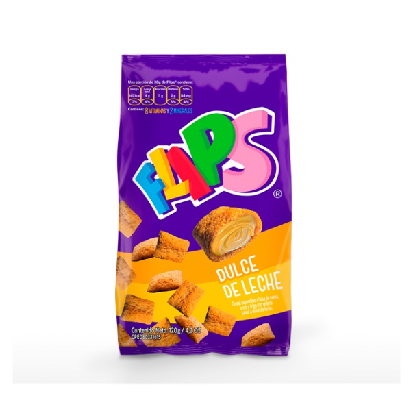 Flips Dulce De Leche 120Gr.