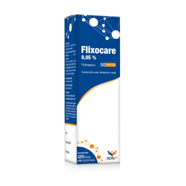 Flixocare Fluticasona Inhalador 0.05% 50Mcg/120Dosis Genia Care