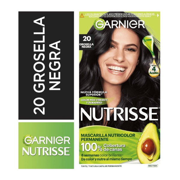 Garnier Nutrisse Tinte 20 Grosella Negra Estuche