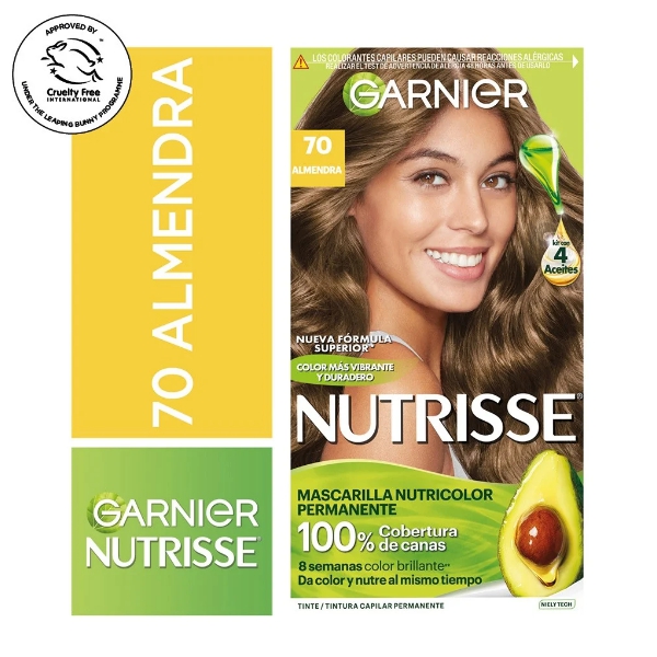 Garnier Nutrisse Tinte 70 Almendra Rubio Estuche