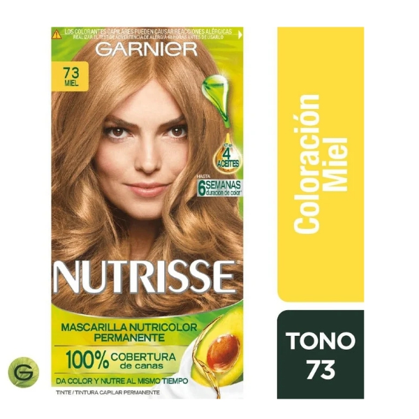 Garnier Nutrisse Tinte 73 Miel Rubio Dorado Estuche