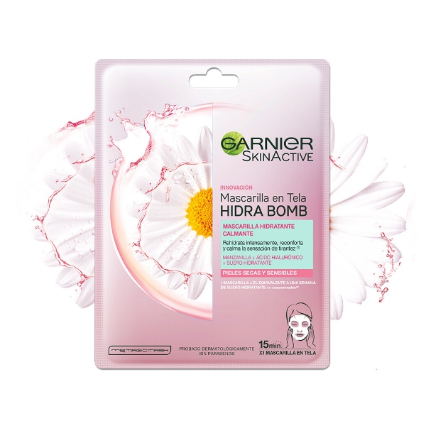 Garnier Skinactive Mascarilla De Tela Hb Camolila Ca 28Gr
