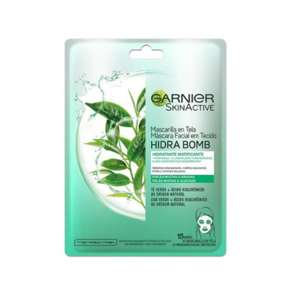 Garnier Skinactive Mascarilla De Tela Hb Te Verde Matif 28Gr