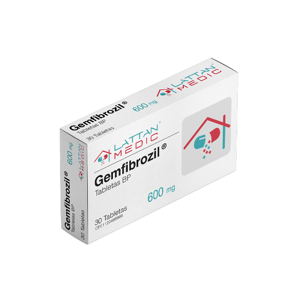 Gemfibrozil 600Mg X 30 Tabletas Lattan Medic