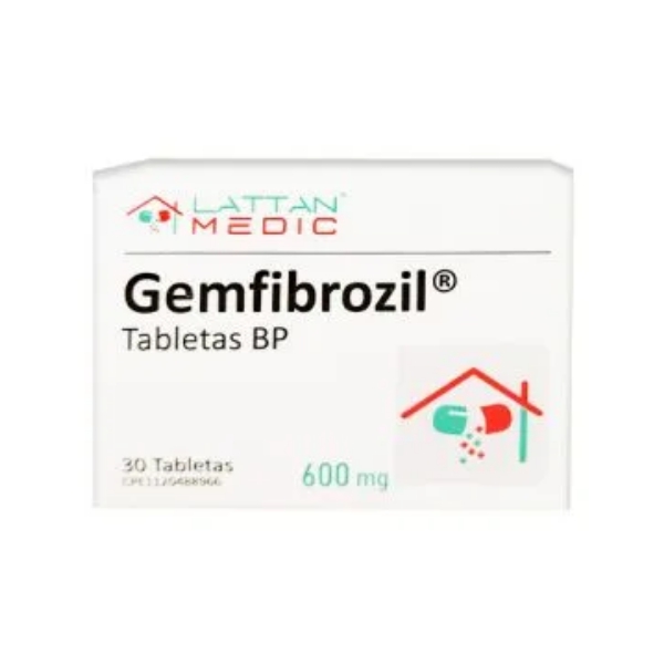 Gemfibrozil 600Mg X 30 Tabletas Lattan Medic