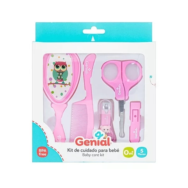 Genial Kit De Cuidado Bebe Om+ X 5 Piezas