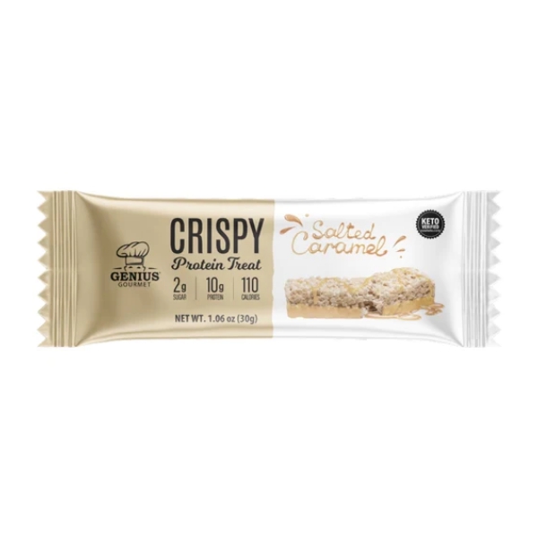 Genius Crispy Protein Barra De Salted Caramel X30Gr