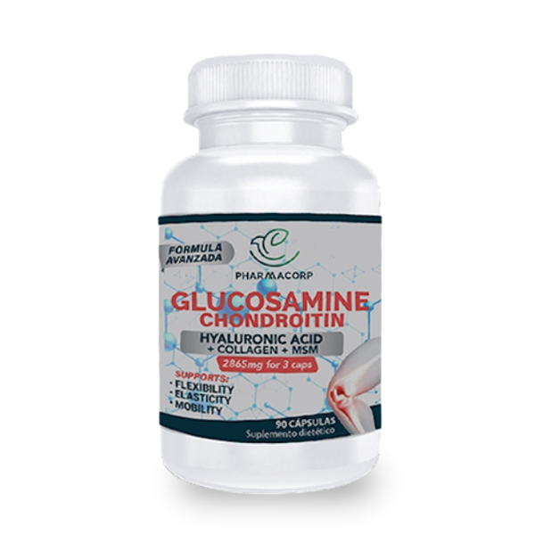 Glucosamine+Condroitina 2865Mg X 90 Cápsulas Pharmacorp