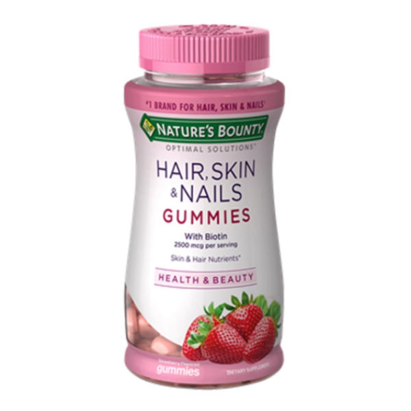 Hair Skin Nails X 230 Gomitas Fresa Nature´S Bountry
