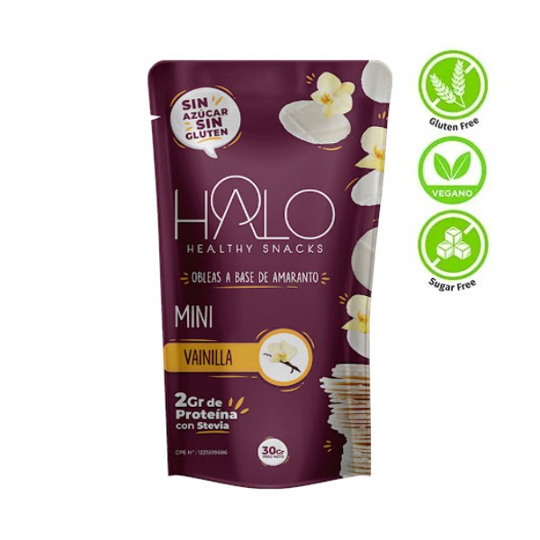 Halo Bites Obleas De Amaranto Vainilla 30G