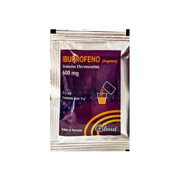 Ibuprofeno 600Mg Sabor Naranja Xsobre. Land