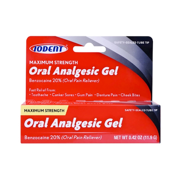 Iodent Benzocaina Gel Analgesico/Bucal X 11.9Gr