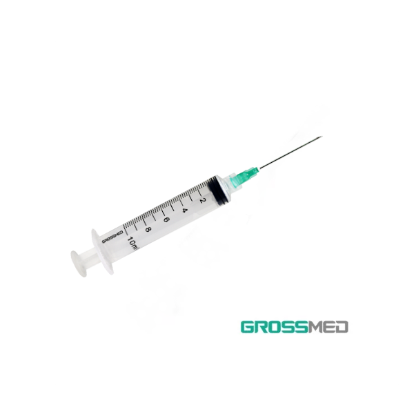 Jeringa 10Ml 21Gx1.1/2 Grossmed