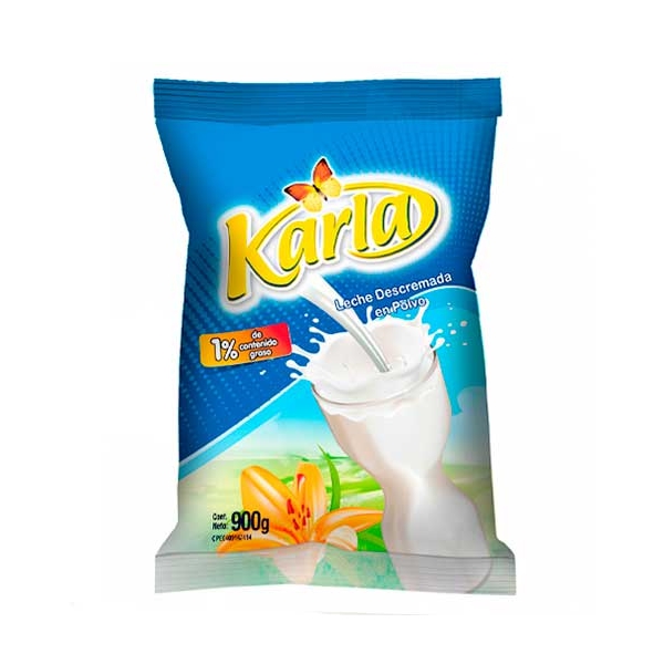 Karla Leche Descremada Polvo 900Gr.