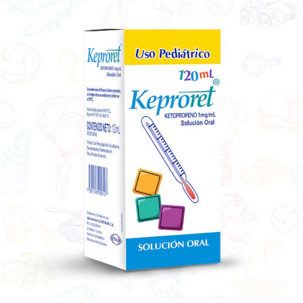 Keproret Ketoprofeno Jarabe Pediatríco 1Mg/Ml X 120Ml Oftalmi