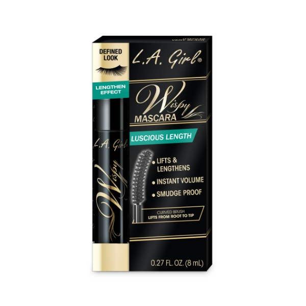 L.A.Girl Wispy Lash Máscara Lengthen Effect Black.