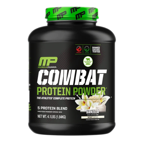 Musclepharm Combat 100%Sabor Vainilla 4.1Lbs