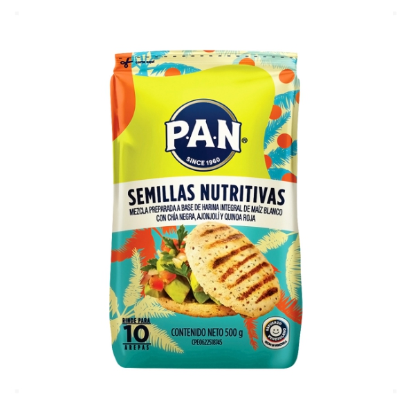 P.A.N Mezcla Semillas Nutritivas 500G.