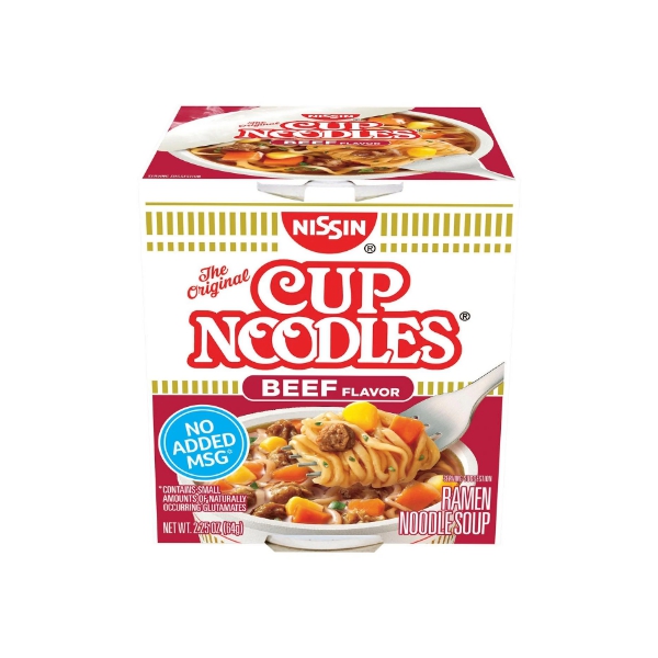 Ramen Cup Noodles Beef Flavor X 64Gr