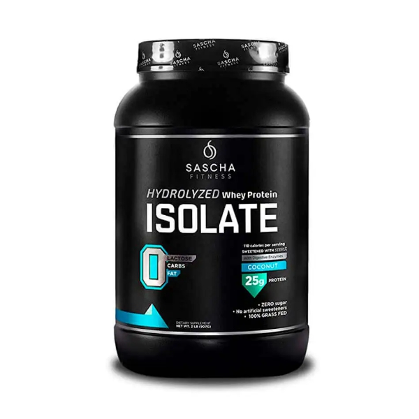 Sascha Fitness Isolate Whey Proteína 25G Coconut Polvo X957Gr