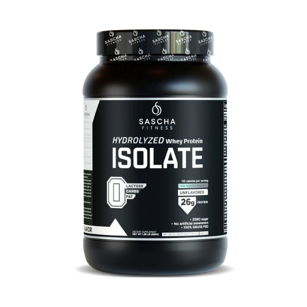 Sascha Fitness Isolate Whey Proteína 26G Unflavored Polvo X899Gr