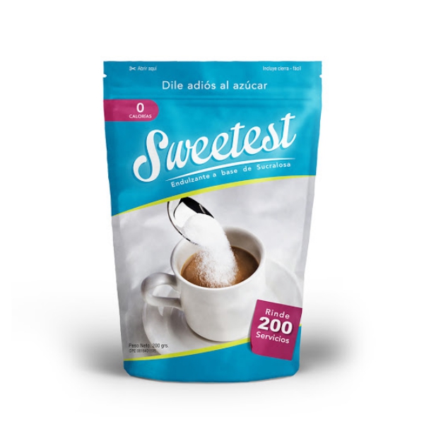 Sweetest Edulcorante A Base De Sucralosa 200Gr.