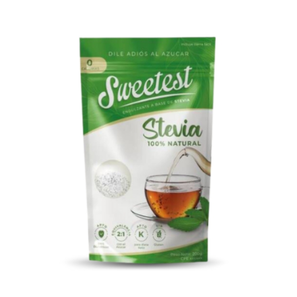 Sweetest Endulzante Stevia 200 Gr.