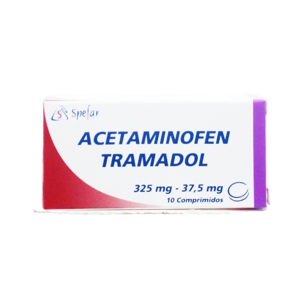 Acetaminofén+Tramadol 325Mg/37.5Mg X 10 Comprimidos Spefar - Imagen 2