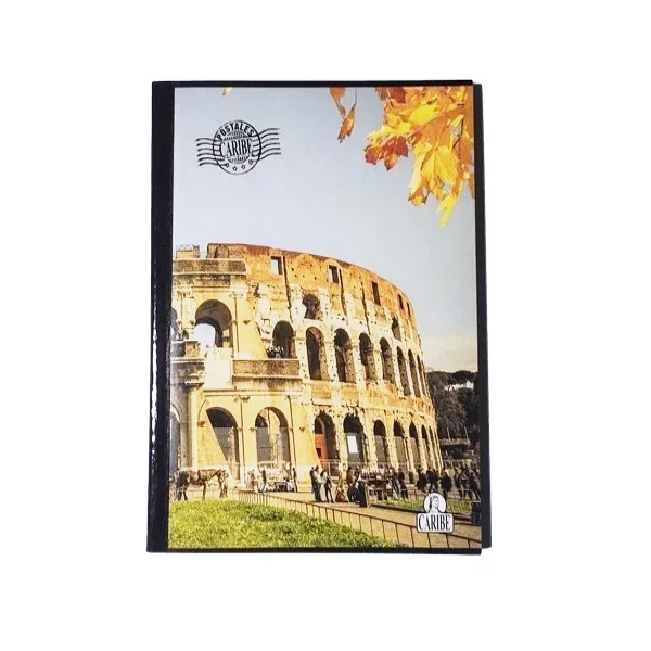 Caribe Postales Libreta Empastado 1 Linea X 100H