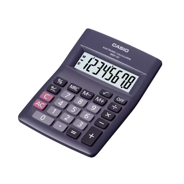 Casio Calculadora De Mesa Mw-5V