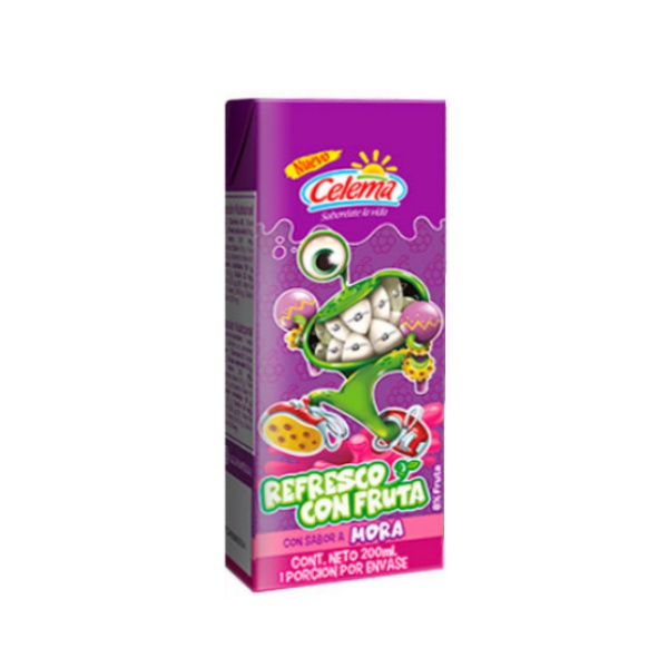 Celema Refresco/Jugo De Mora 200Ml.