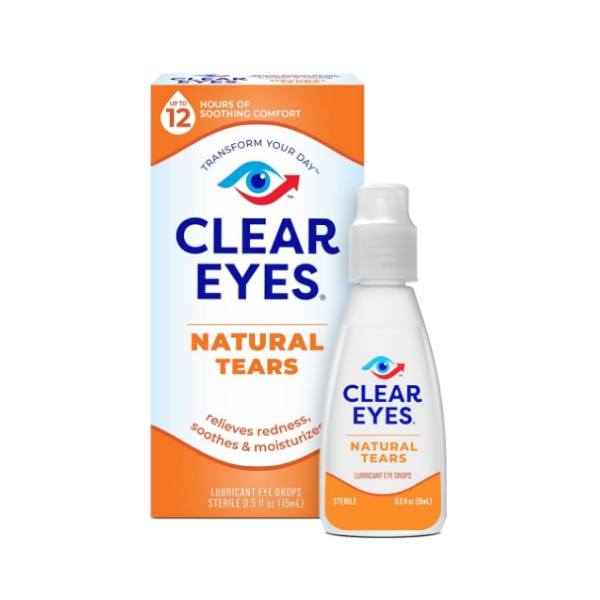 Clear Eyes Natural Tears Povidona Solución Oftálmica X 15Ml Medtech