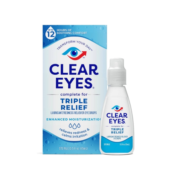 Clear Eyes Triple Eyes Povidona+Tetrahidrozolina Solución Oftálmica X 15Ml Medtech