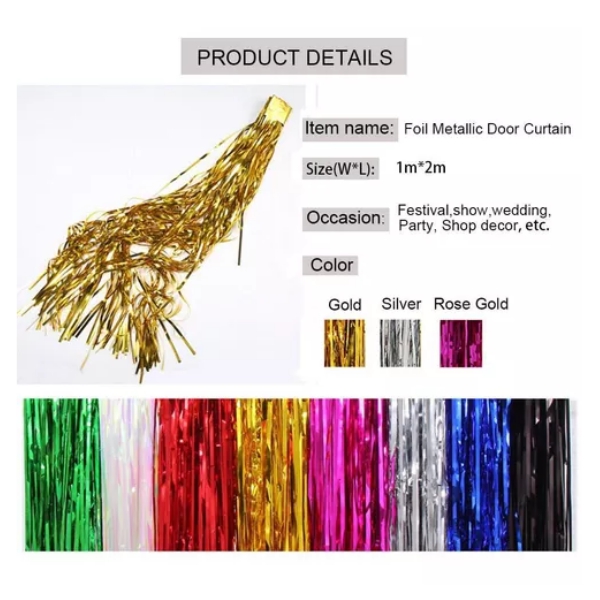 Cortina Metalizada Hdgm-10 - Imagen 2