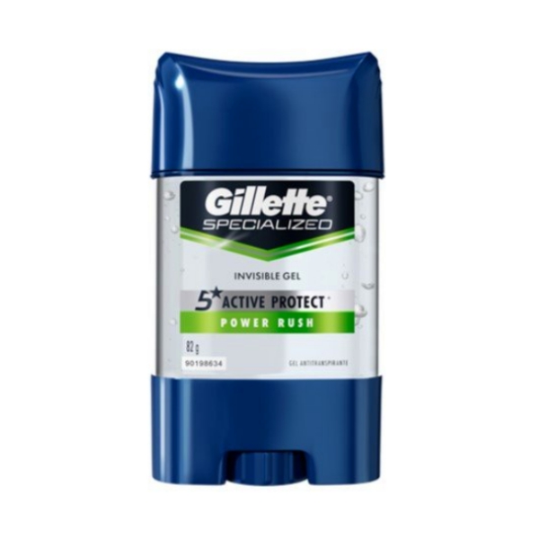 Gillette Desodorante Gel Power Rush 82Gr