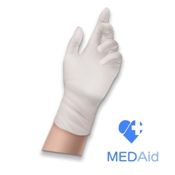 Guantes De Látex Pre-Empolvado 6.5 X 1 Unidad Medaid