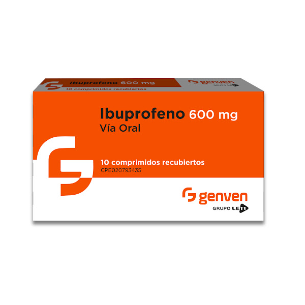 Ibuprofeno 600Mg X 10 Comprimidos Genven