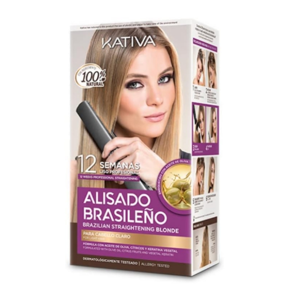 Kativa Alisado Brasileño Sin Formol P. Cabello Claro